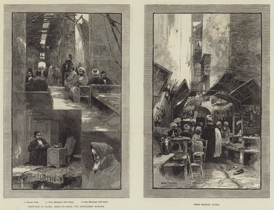 Bocetos de El Cairo de Charles Auguste Loye